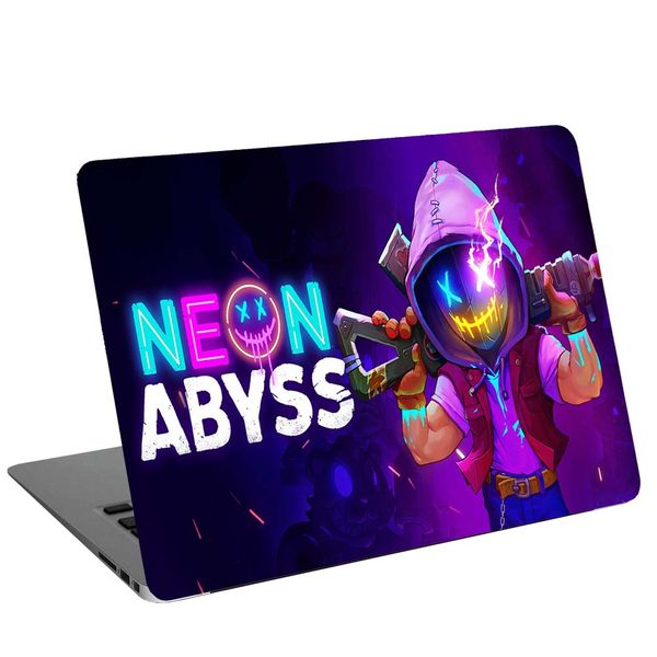 استیکر لپ تاپ مدل neon abyss G-2024 مناسب برای لپ تاپ 15.6 اینچ
