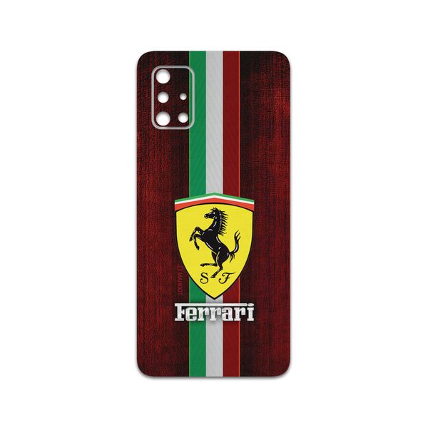 برچسب پوششی ماهوت مدل Ferrari مناسب برای گوشی موبایل سامسونگ Galaxy A71