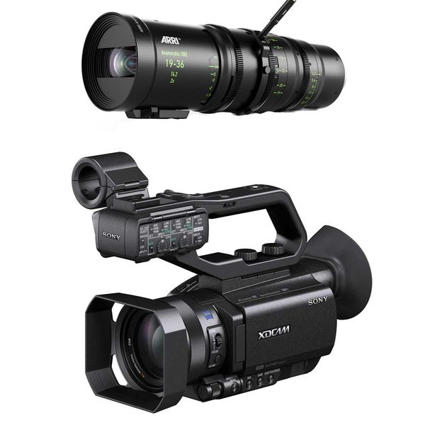 دوربین فیلم برداری سونی مدل PXW-X70 به همراه لنز Arri Anamorphic Ultra Wide Zoom 19-36/T4.2 M
