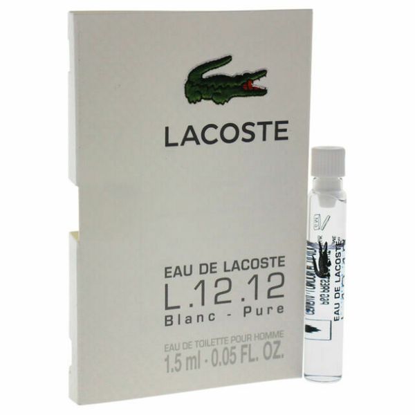 عطر جیبی مردانه لاگوست مدل L.12.12 Pure-Blanc حجم 1.5 میلی لیتر