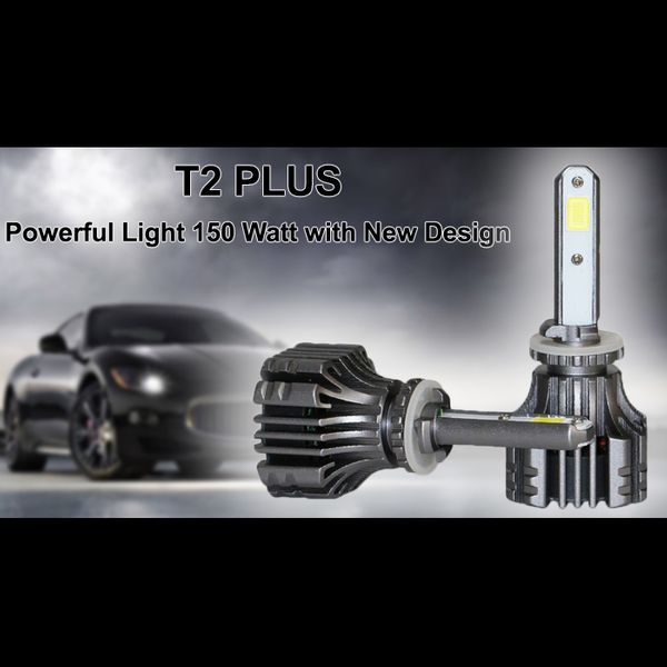 لامپ هدلایت خودرو توبیز مدل T2 PLUS بسته دو عددی