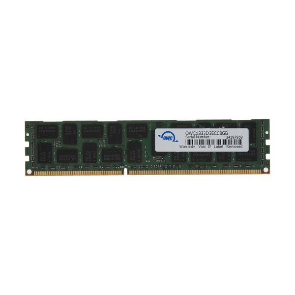رم سرور DDR3 دو کاناله 1333 مگاهرتز CL9 اُ دبلیو سی مدل PC10600 ECC ظرفیت 8 گیگابایت