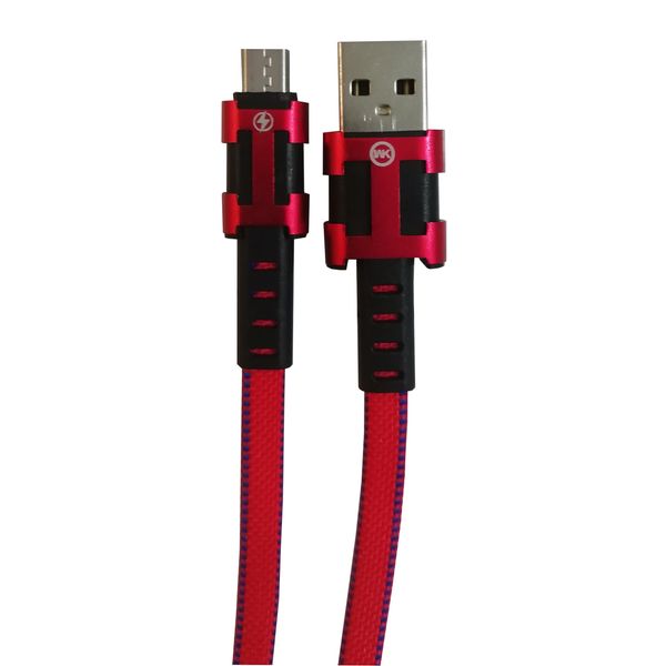 کابل تبدیل USB به microUSB دبلیو کی مدل 3A طول 1.2 متر