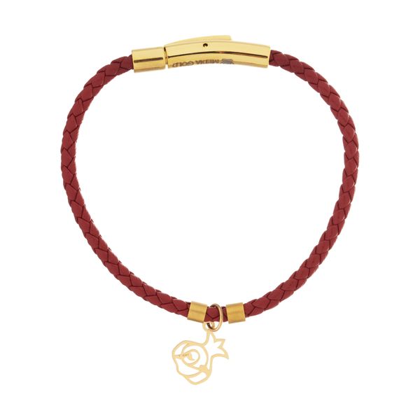 دستبند طلا 18 عیار زنانه مدیا گلد مدل MGL-D0703