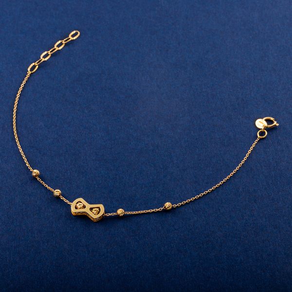 دستبند طلا 18 عیار زنانه جواهری سون مدل 1956