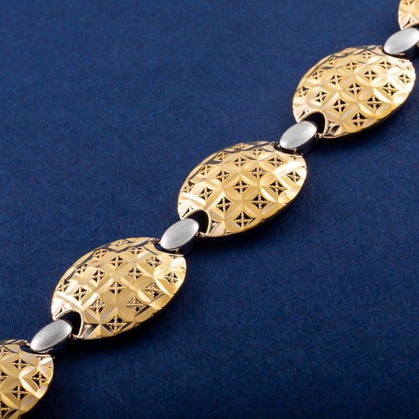 دستبند طلا 18 عیار زنانه جواهری سون مدل 2300