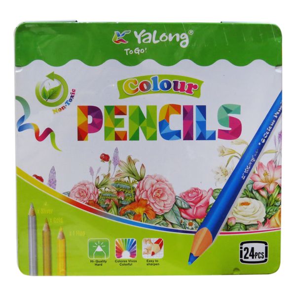 مداد رنگی 24 رنگ یالونگ کد YL815