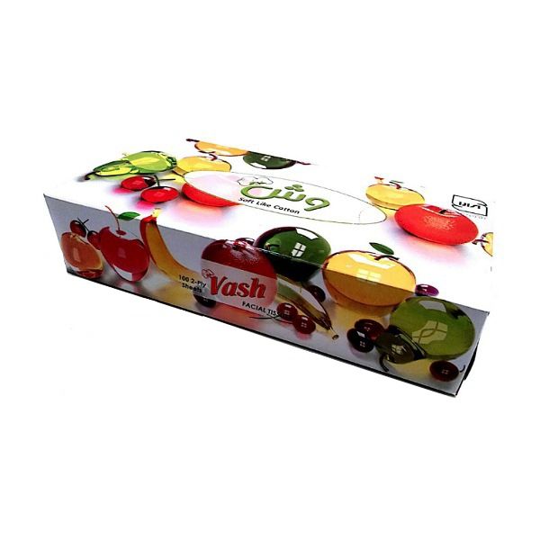 دستمال کاغذی 100 برگی وش مدل Fruits