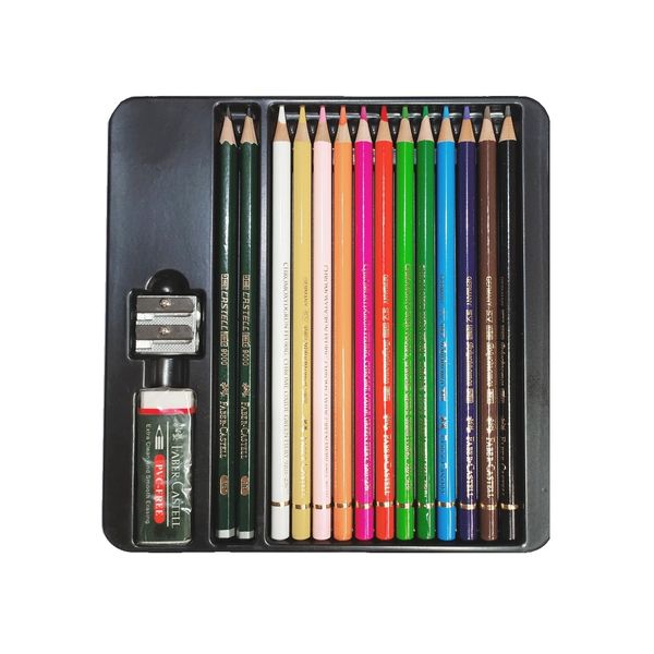 مداد رنگی 12 رنگ مدل پلی کروم کد Poly9000