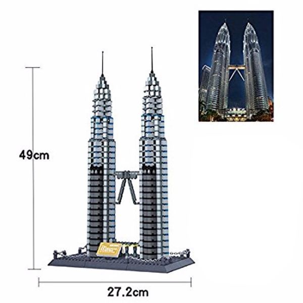 ساختنی وانگه مدل برج‌های پتروناس کد 8011