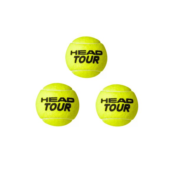 توپ تنیس هد مدل Tour بسته ۳ عددی