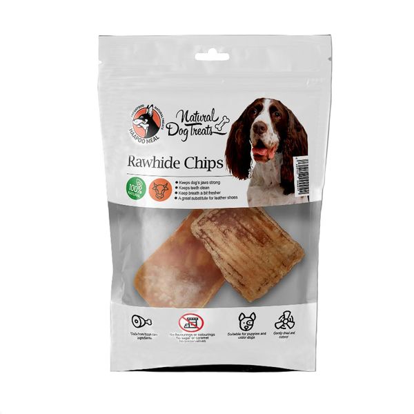 غذای تشویقی سگ هاپومیل مدل Rawhide Chips کد 11 وزن 100 گرم 