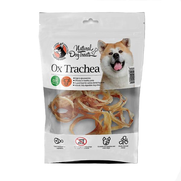 غذای تشویقی سگ هاپومیل مدل Ox Trachea کد 12 وزن 60 گرم
