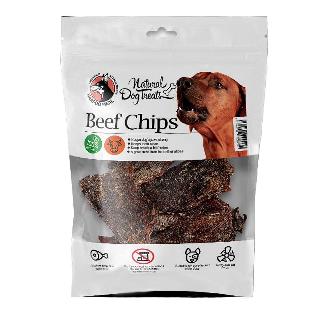 غذای تشویقی سگ هاپومیل مدل Ox Chips کد 23 وزن 50 گرم
