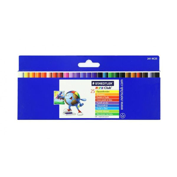 پاستل روغنی 25 رنگ استدلر مدل نوریس کلاب 