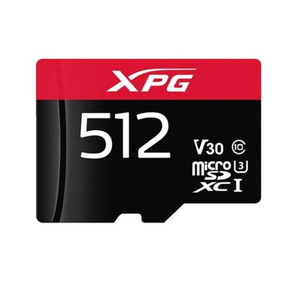 کارت حافظه‌ microSDXC ایکس پی جی مدل XPG کلاس 10 استاندارد UHS-I U3 سرعت 100MBps ظرفیت 512 گیگابایت