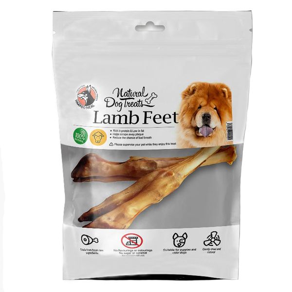 غذای تشویقی سگ هاپومیل مدل Lamb Feet کد 02 وزن 100 گرم