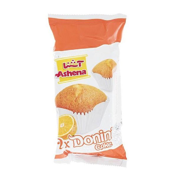 کیک دونینی دوقلو پرتقالی آشنا - 60 گرم بسته 36 عددی
