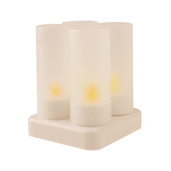 شمع بدون شعله لامپ نور مدل TA بسته 4 عددی