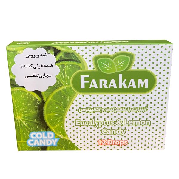آبنبات سرد لیمو و اکالیپتوس فراکام - 30 گرم