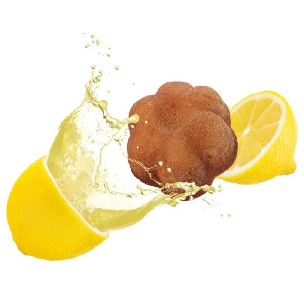 کیک گل ستاره ای با مغزی کرم لیمو تنورستان - 50 گرم