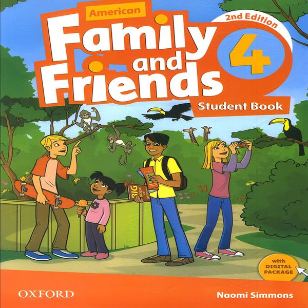 کتاب AMERICAN FAMILY AND FRIENDS 4 اثر NAOMI SIMMONS انتشارات OXFORD