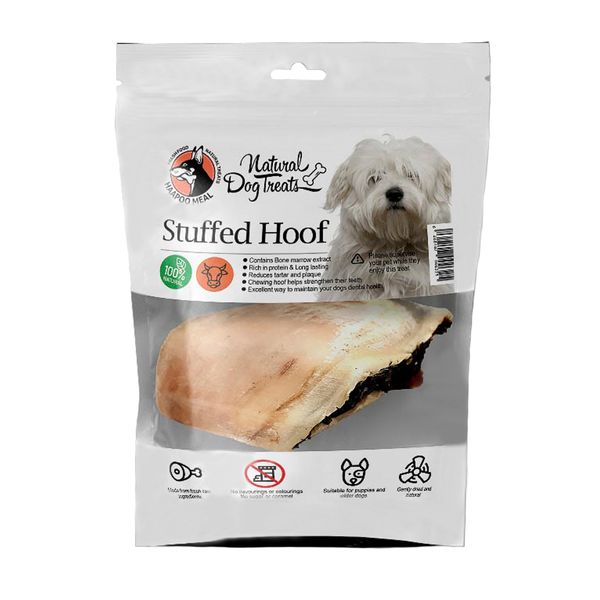 تشویقی سگ هاپومیل مدل Stuffed Hoof کد 03 وزن 100 گرم