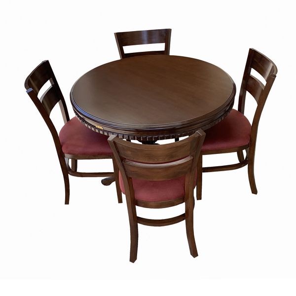 میز و صندلی ناهار خوری اسپرسان چوب کد Sm75