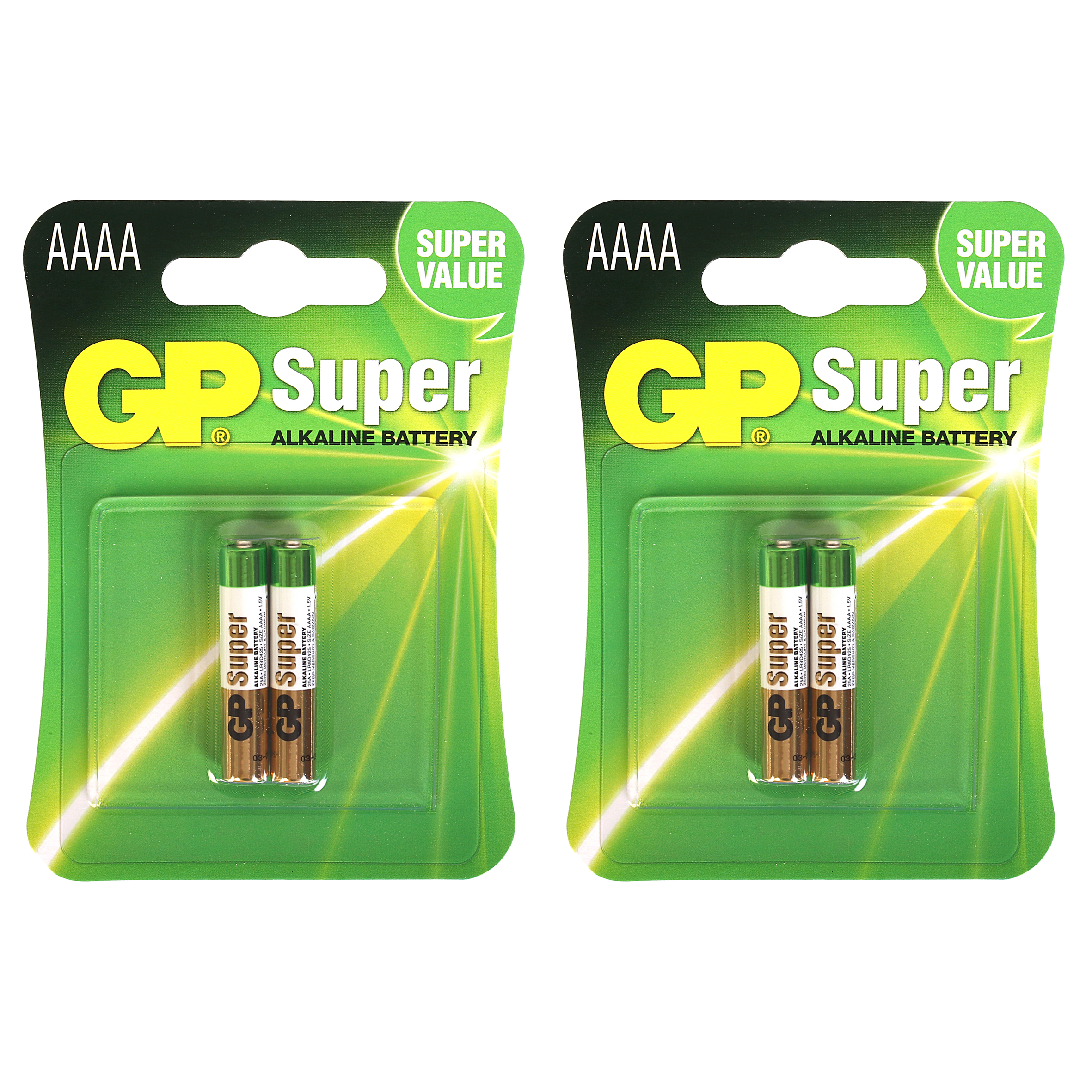 باتری AAAA جی پی مدل Super E96 بسته 4 عددی