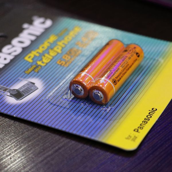 باتری نیم قلمی قابل شارژ پاناسونیک مدل HHR-3MRT-830 بسته 2 عددی