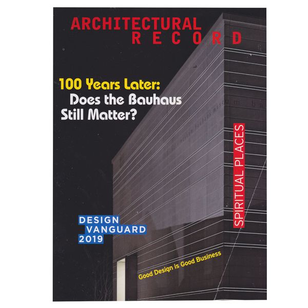 مجله Architectural Record ژوئن 2019