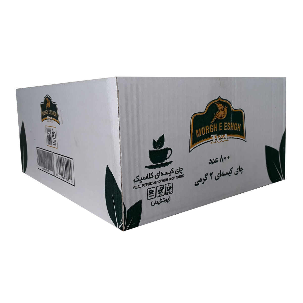 چای سیاه کیسه ای کلاسیک چای مرغ عشق بسته ۸۰۰ عددی