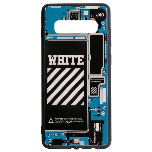 کاور یونیک مدل white مناسب برای گوشی موبایل سامسونگ Galaxy s10