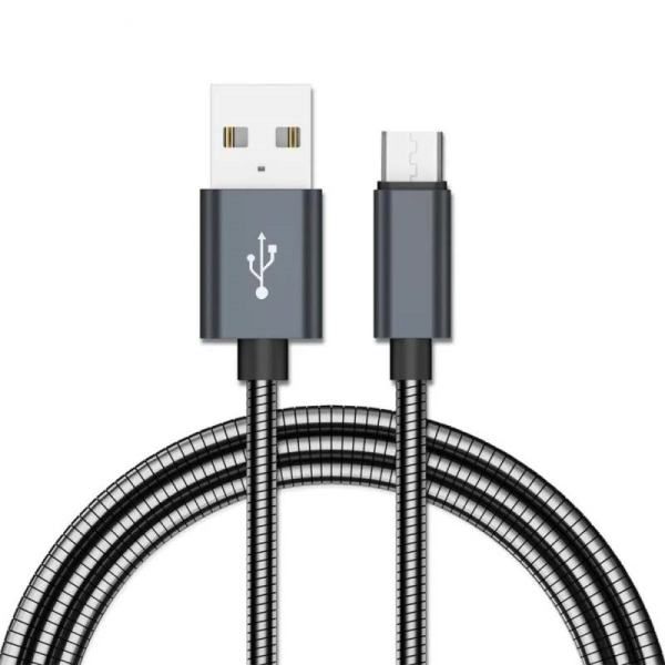 کابل تبدیل USB به microUSB راک مدل RC-24 طول 1 متر