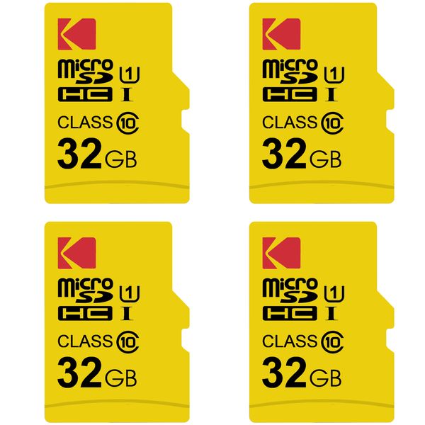 کارت حافظه microSDHC کداک مدل Premium Performance کلاس 10 استاندارد UHS-I U1 سرعت 85MBps ظرفیت 32 گیگابایت بسته 4 عددی