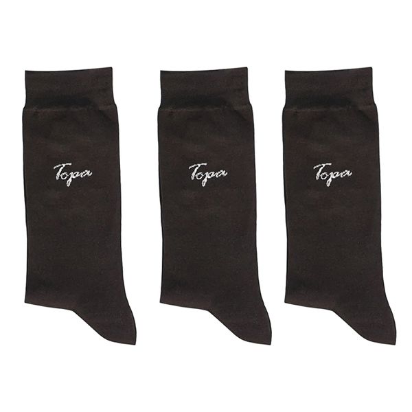 جوراب مردانه توپا مدل سپنتا بسته 3 عددی