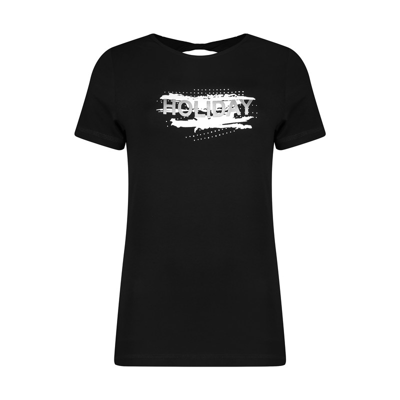 تی شرت ورزشی زنانه هالیدی مدل 801404-black