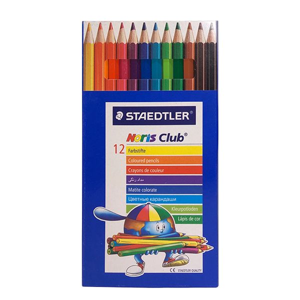 مداد رنگی 12 رنگ استدلر مدل ST12 کد 964