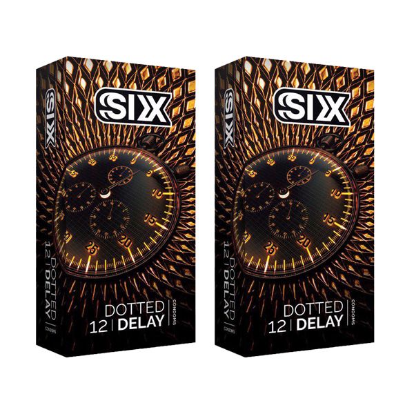 کاندوم سیکس مدل Dotted Delay مجموعه 2 عددی