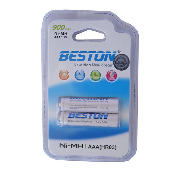 باتری نیم قلمی قابل شارژ بستون مدل BS-01 بسته دو عددی 
