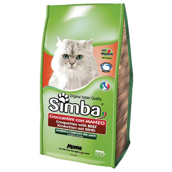 غذای خشک گربه سیمبا مدل Beef وزن 20 کیلوگرم