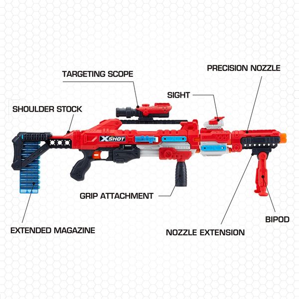 تفنگ بازی زورو سری X-Shot مدل Regenerator