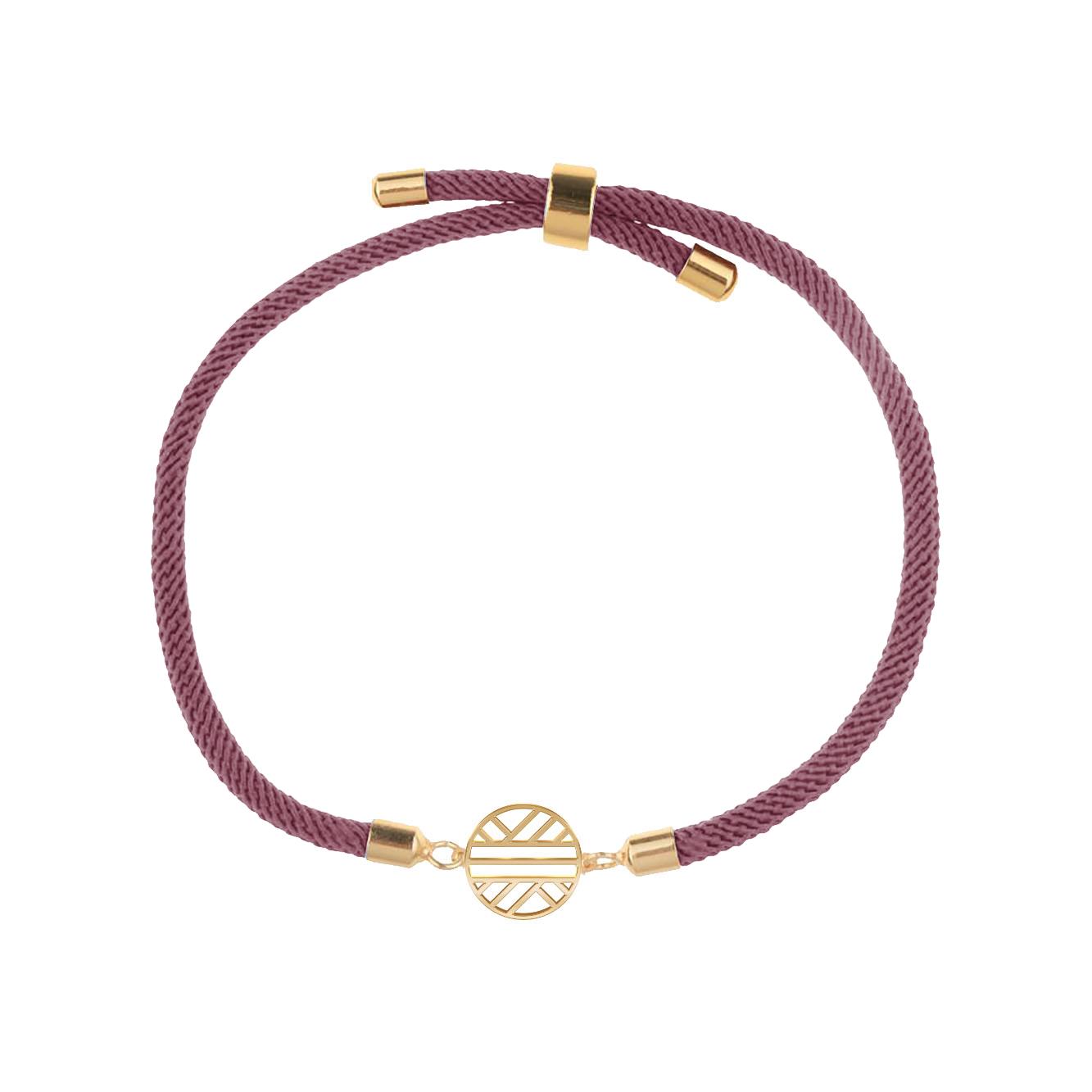 دستبند طلا 18 عیار زنانه مدوپد مدل دایره هندسی کد D34-10247