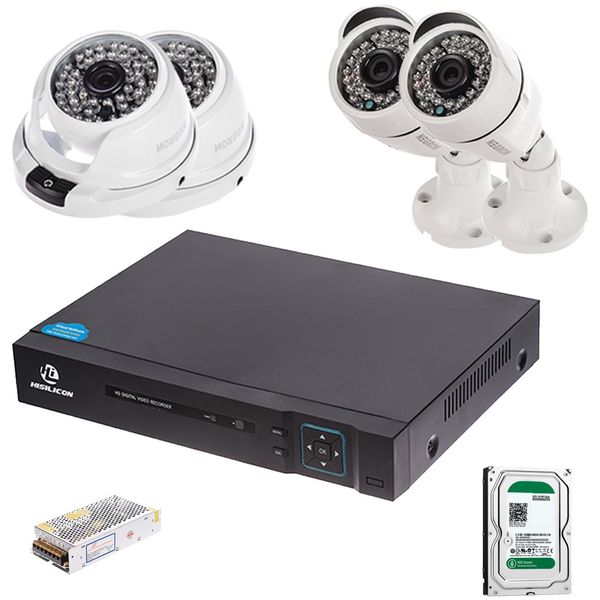 سیستم امنیتی ای اچ دی نگرون کاربری فروشگاهی 4 دوربین