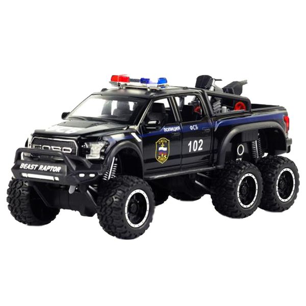 ماشین بازی چه ژی مدل Police Ford Raptor 