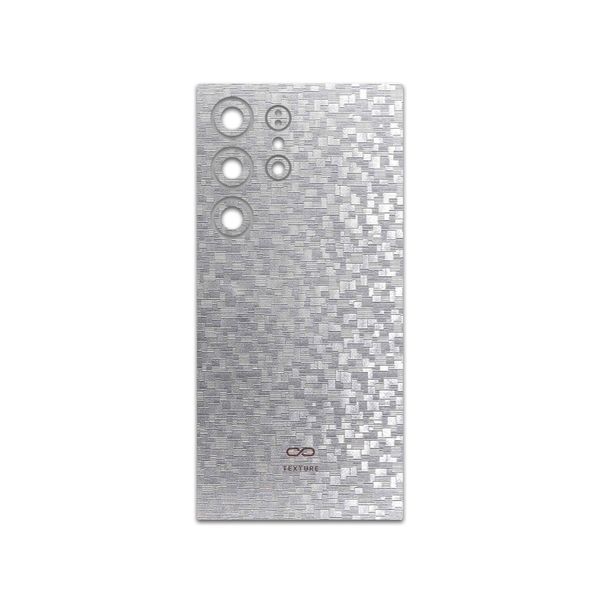 برچسب پوششی ماهوت مدل Silver-Silicon مناسب برای گوشی موبایل سامسونگ Galaxy S24 Ultra