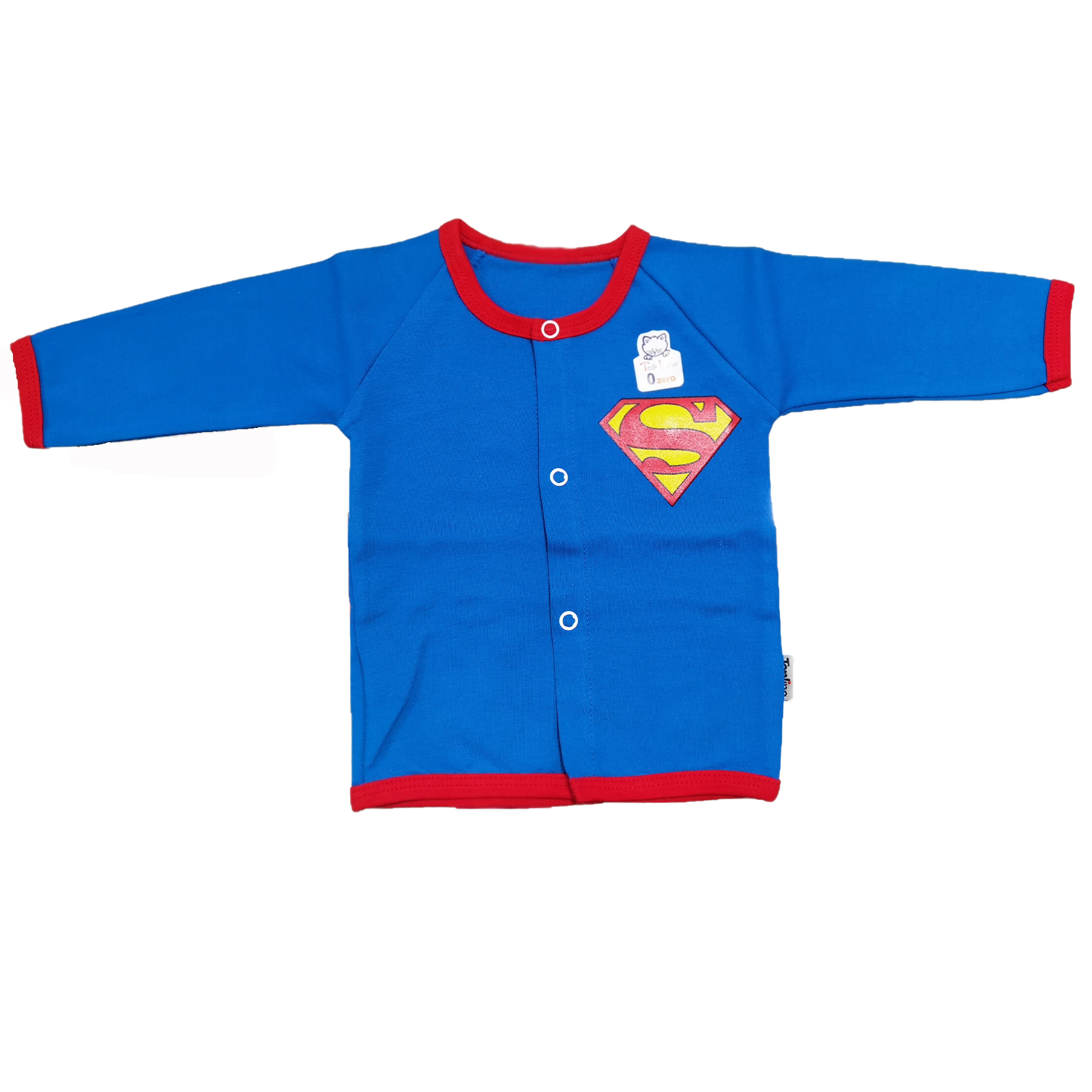 شومیز نوزادی تاپ لاین مدل سوپرمن