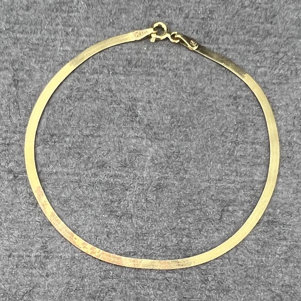 دستبند طلا 18 عیار زنانه دوست خوب مدل  هرینگبون کد dk158
