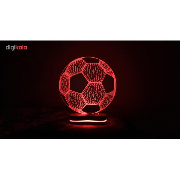 چراغ خواب سه بعدی گالری دیکوماس طرح توپ فوتبال کد DMS151    