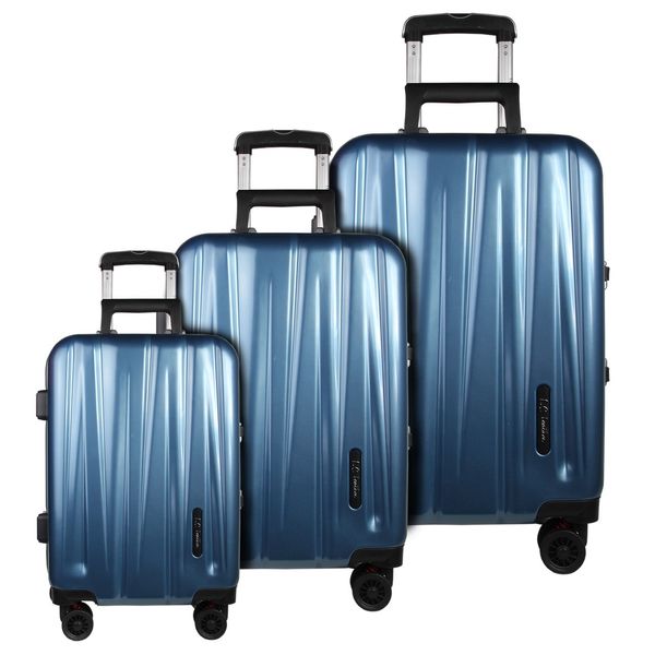 مجموعه سه عددی چمدان ال سی مدل 18-6007